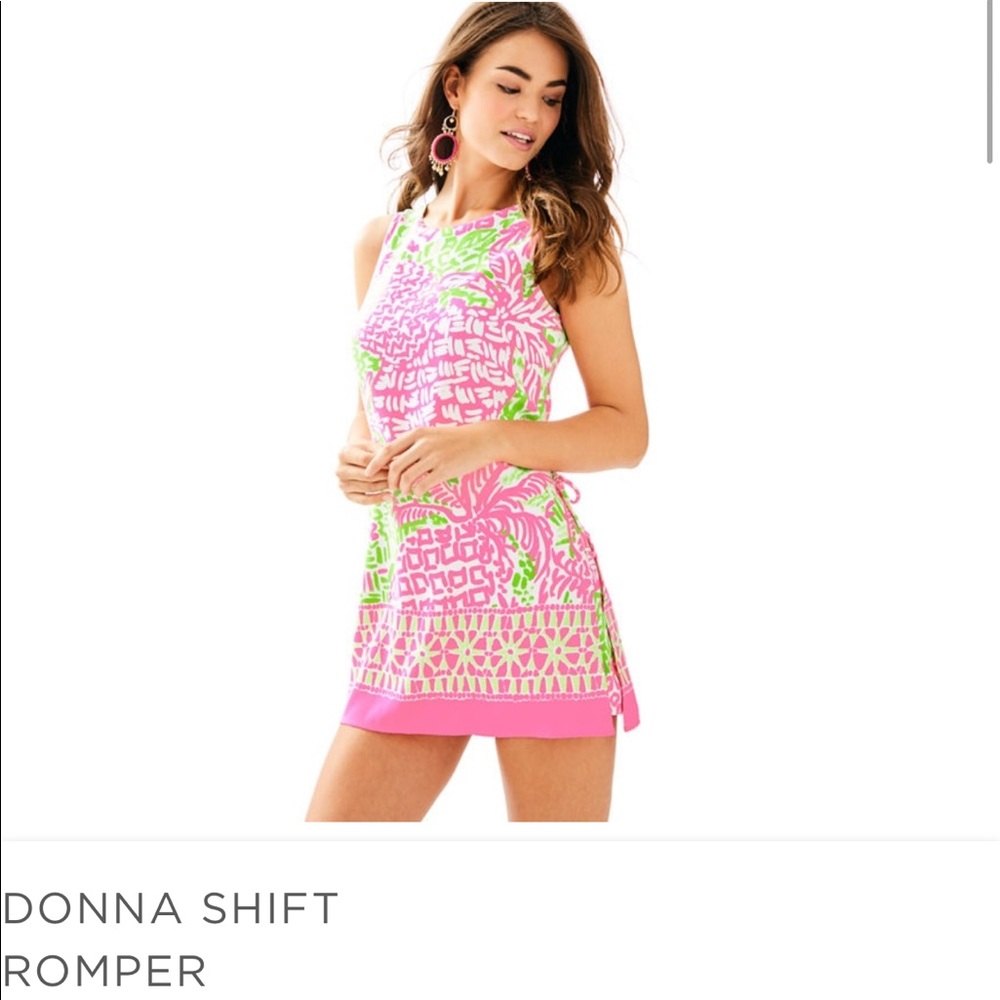 Donna Shift Romper-EUC